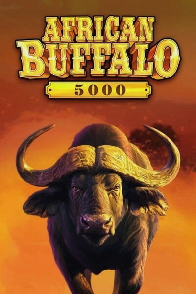 Spielcover «African Buffalo 5000»: Büffel in der Savanne