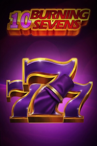 Spielcover «10 Burning Sevens»: Brennende Siebener im Retro-Stil