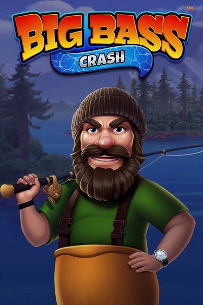 Spielcover «Big Bass Crash»: Angelspiel im Crash-Format